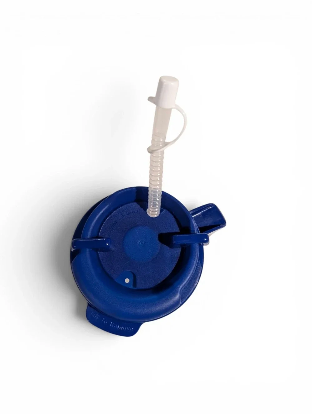 MAYO CLINIC 18oz Blue Travel Water Cup Lid Straw Mug